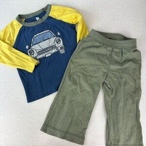 Tea Collection Car Raglan Outfit 12-18M